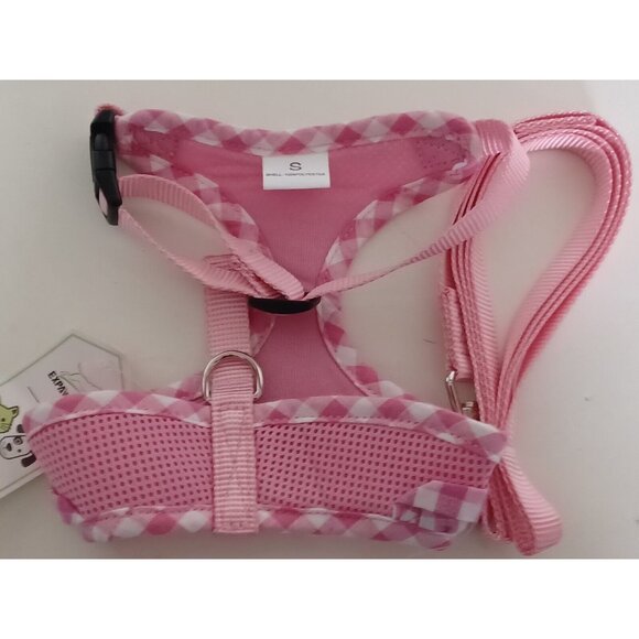 Expawlorer Pink Cat Mesh Harness With Bow & Leash, Size Small - Picture 12 of 12
